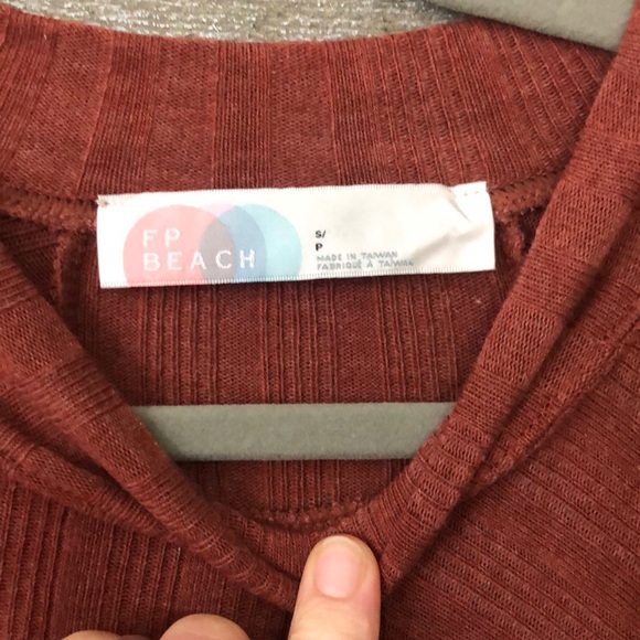 Free People Tunic Dress! Like New, color brick! - Picture 7 of 8